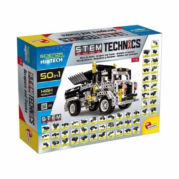 Lisciani Stavební vozidla HI-TECH 50v1 (73344)
