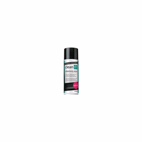 CLEAN IT Stlačený vzduch 400ml (náhrada za CL-1)