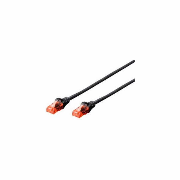 Digitus Ecoline Patch Cable, UTP, CAT 6e, AWG 26/7, černý...