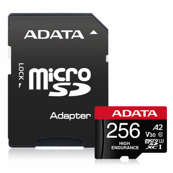 Adata High Endurance/Micro SD/256GB/UHS-I U3 / Class 10/+...