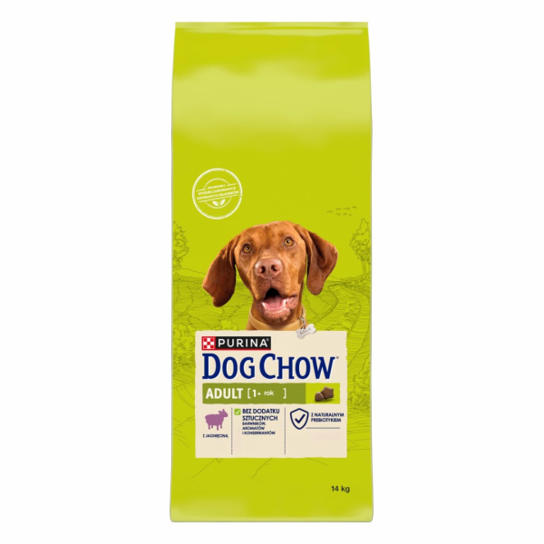Purina DOG CHOW Adult 14 kg Dospělý jedinec Jehněcí