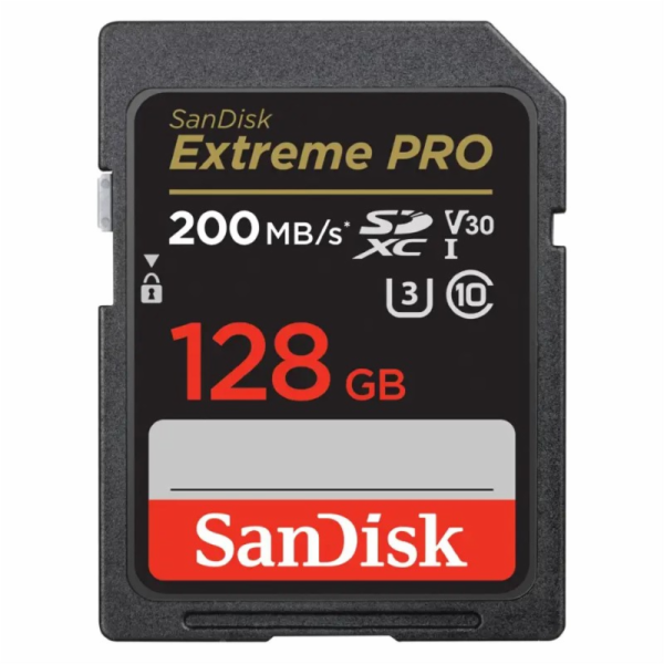SanDisk SDXC karta 128GB Extreme PRO (200 MB/s Class 10, ...