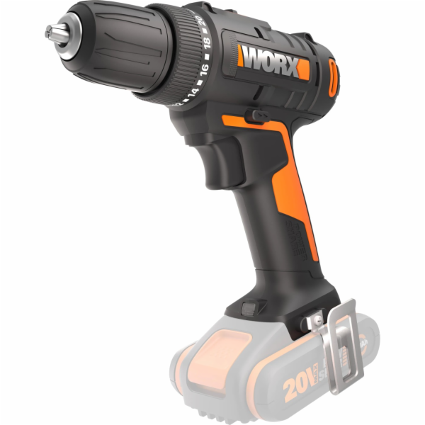Worx Akumulátorová vrtačka 20V WX100.9 Solo