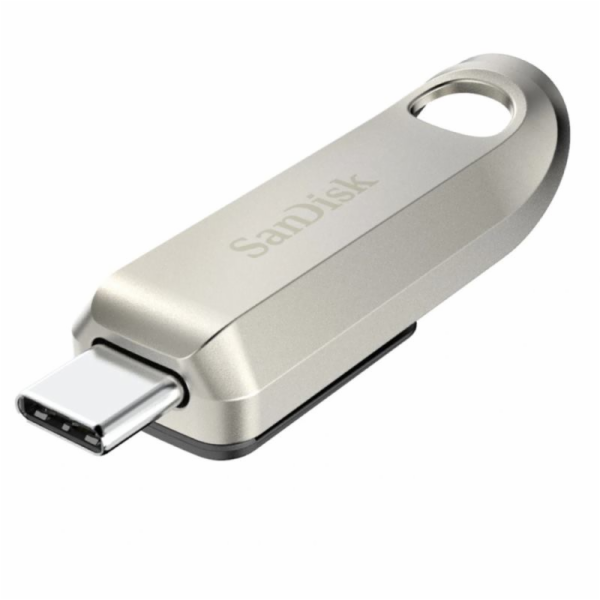 SanDisk Flash Disk 128GB Ultra Luxe, USB-C 3.2, Stříbrná