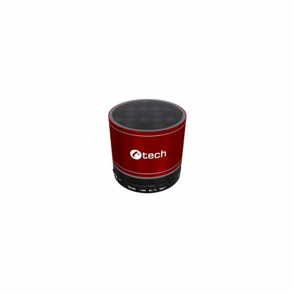 Repro C-TECH SPK-08R, bluetooth, červený