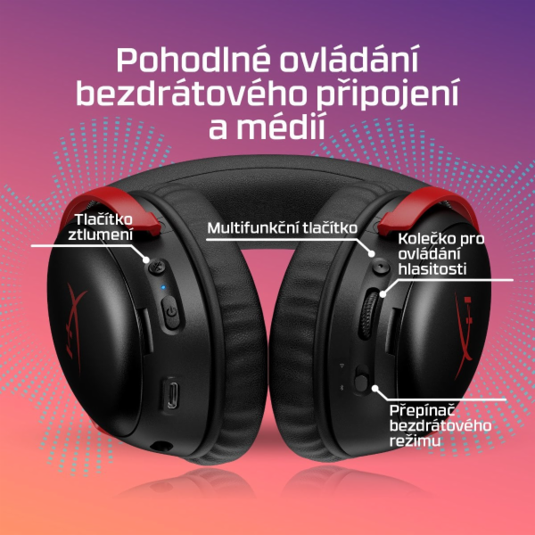 HyperX Cloud III S Wireless Black Gaming Headset