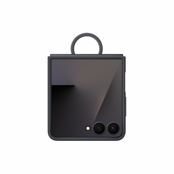 Samsung Silikonový kryt s držákem na prst Flip7 Black