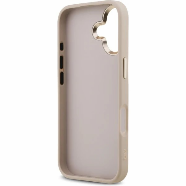 Guess PU Leather 4G Metal Logo Gold Frame kryt iPhone 17 ...