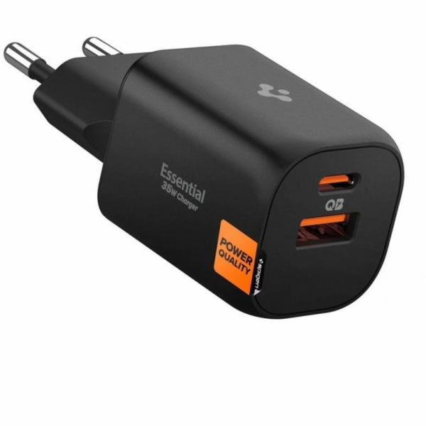 Spigen sieťová nabíjačka Essential EE352EU 35W - Black