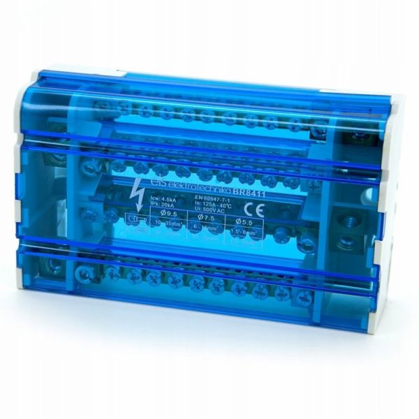 ELS Elektrotechnika Rozvodný můstek pro lištovou lištu TH...