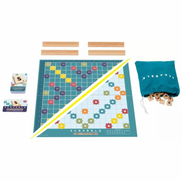Mattel Dřevěné dlaždice Scrabble (JGR65)