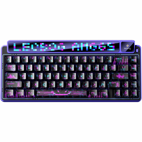 Klávesnice AULA Gasket AMG65 Purple LightFeather RGB