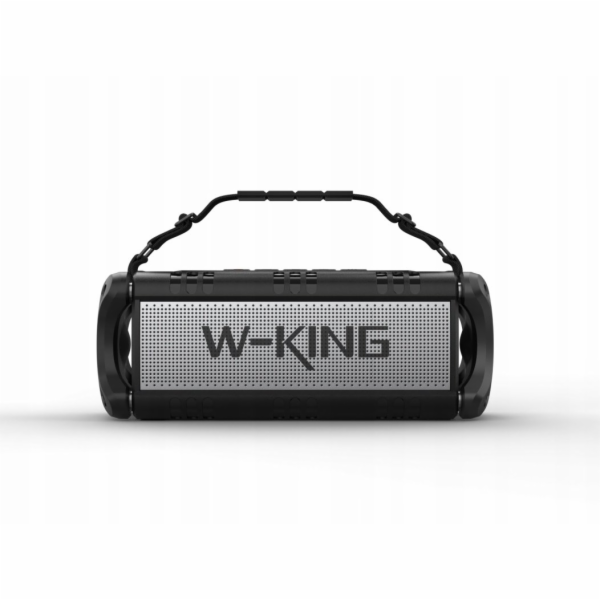 Bezdrátový Bluetooth reproduktor W-KING D8, černý a stříbrný