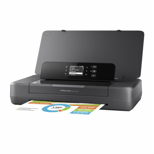 HP Officejet Mobilní tiskárna 200, Tisk, Tisk z USB na př...