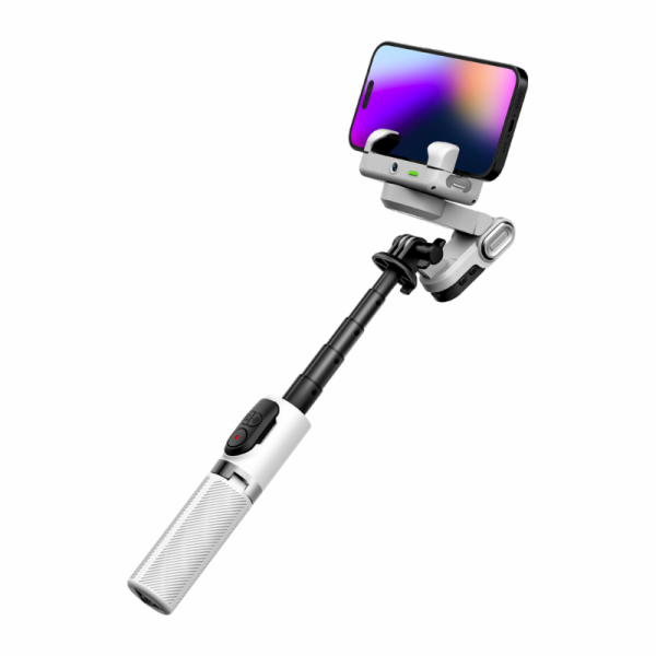 Stabilizátor AOCHUAN M1 Pro s RGB osvětlením (bílý)