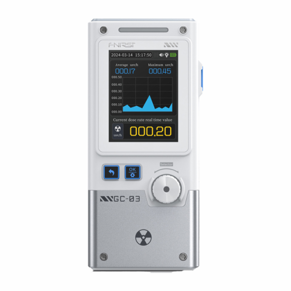 Multifunkční detektor ionizujícího záření FNIRSI GC-03 WT