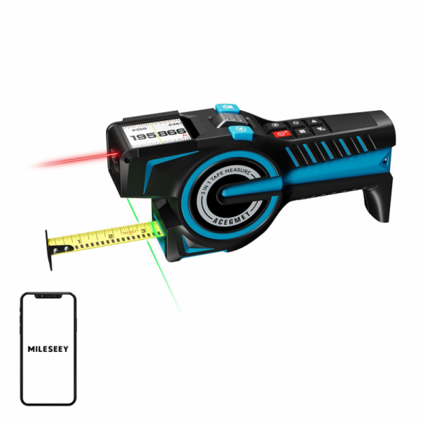 Laserový dálkoměr Mileseey DTX 10 s měřicím rozsahem 100 ...