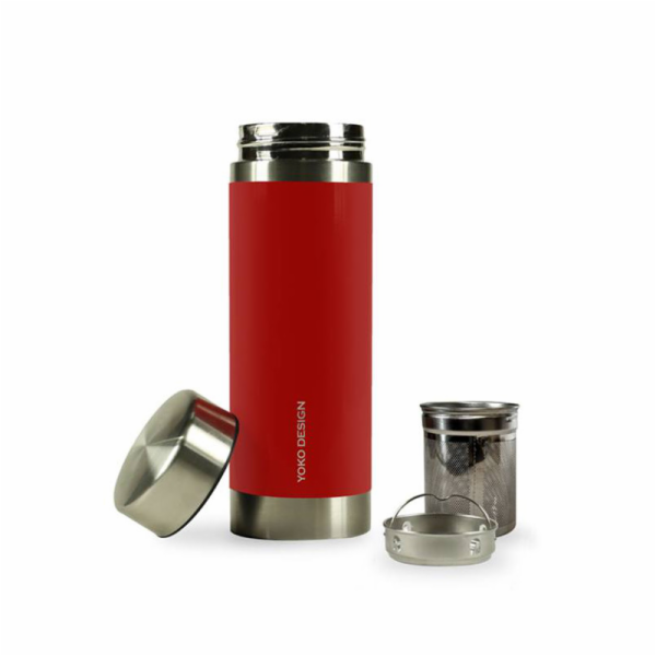 Yoko Design termoska se sítky na louhování čaje 350ml, če...