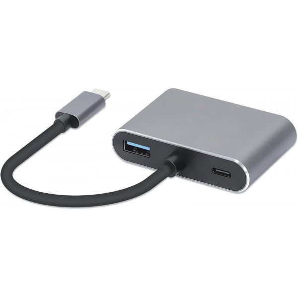 iBox IUHCHDVGA USB Typ-C hub 4v1 USB 3.0 + PD 100 W + HDM...