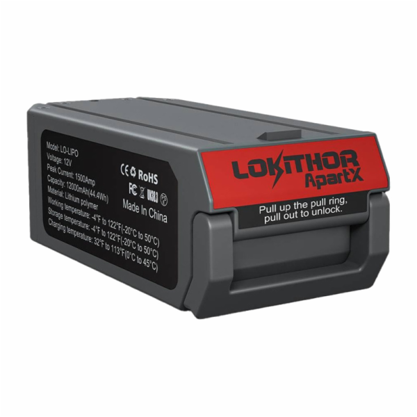 LiPo baterie ApartX 1500 Ah, 44,4 Wh