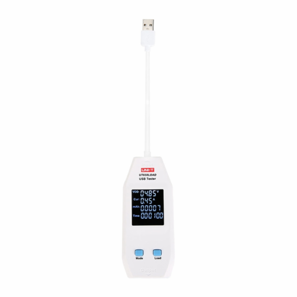 Testování zařízení USB Uni-T UT658LOAD
