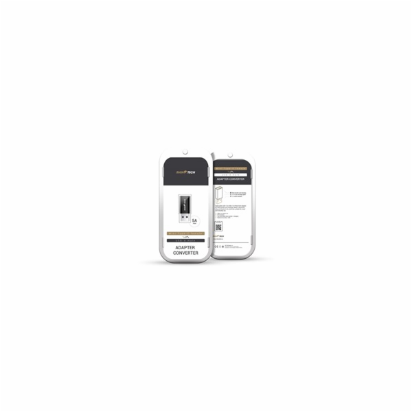 RhinoTech USB-C F na USB-A 3.0 M redukce, OTG. černá