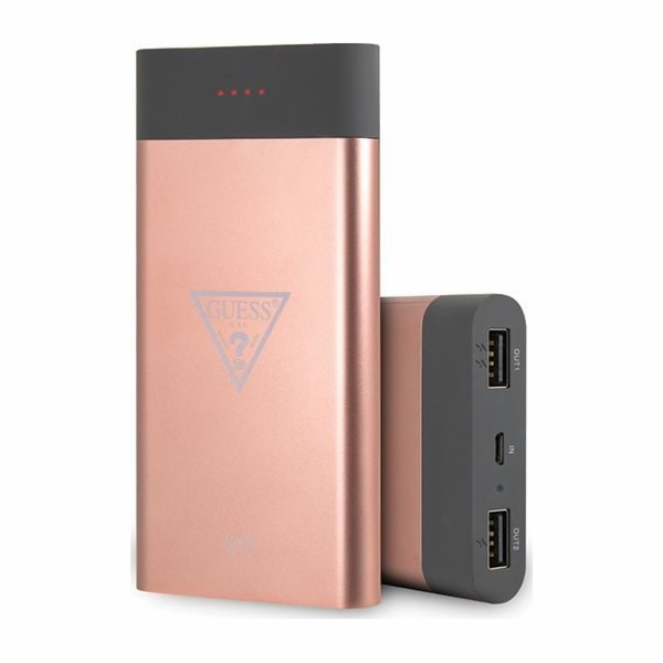 Guess Powerbanka GUL24WPB8TLRG 8000mAh růžovo-zlatá