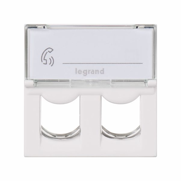 Legrand Adaptér s dvojitým konektorem KEYSTONE, bílý (078...