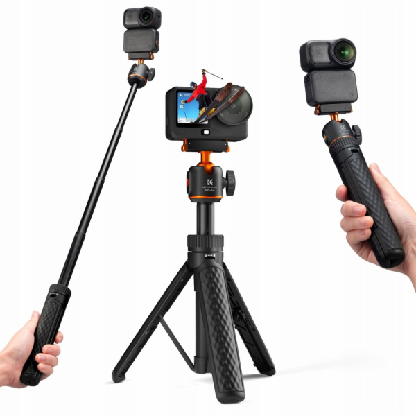 Kf Selfie tyč Mini Tripod Selfie tyč 65cm 360° hlava pro ...