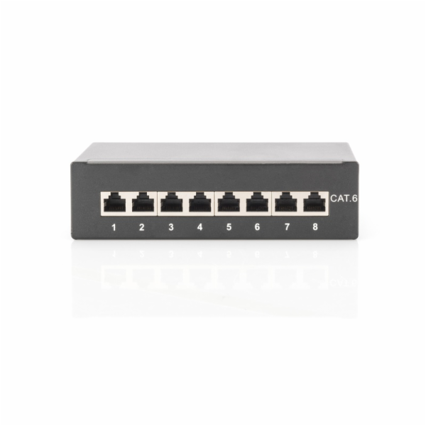 Patch panel 8 port Cat. 6 STP desktop