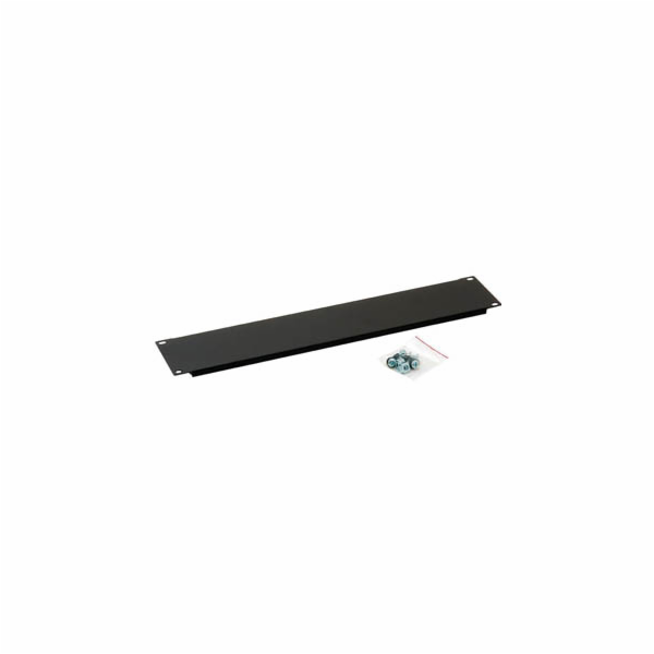 TRITON Záslepka 2U (výška 9,0 cm), černá