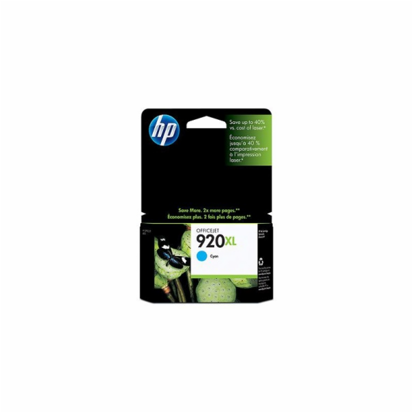 HP 920XL Cyan Ink Cart, 6 ml, CD972AE (700 pages)