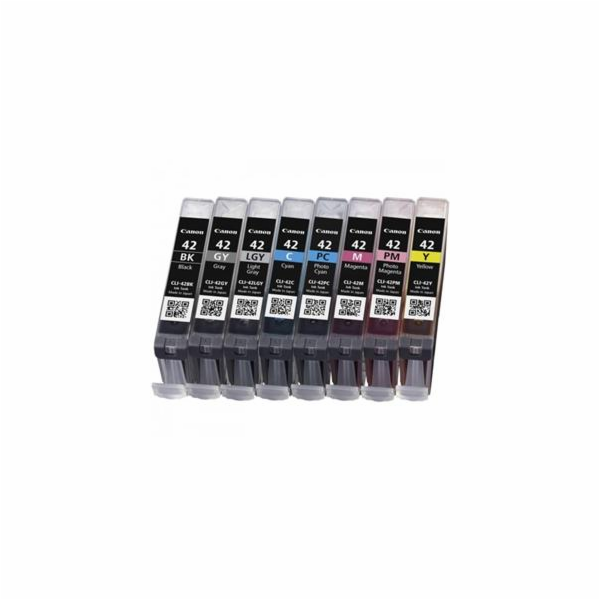 Canon CARTRIDGE CLI-42 BK/GY/LGY/C/PC/M/PM/Y MULTI-PACK 8...