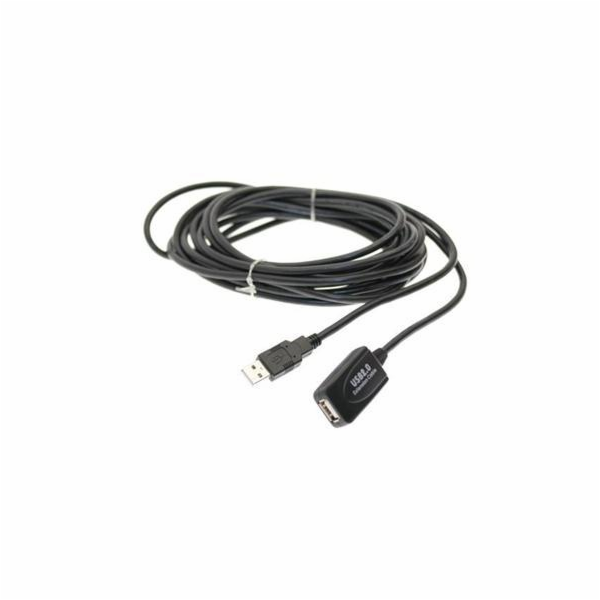 PremiumCord USB 2.0 repeater a prodlužovací kabel A/M-A/F 5m
