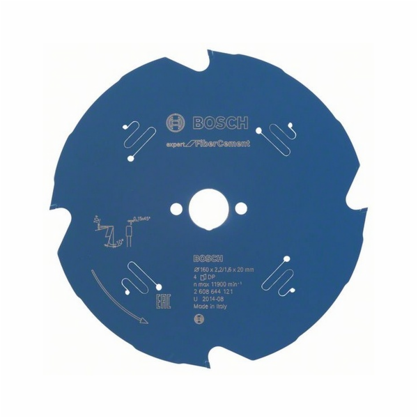 Pilový kotouč Bosch Expert na vláknitý cement, O 160 mm, 4Z