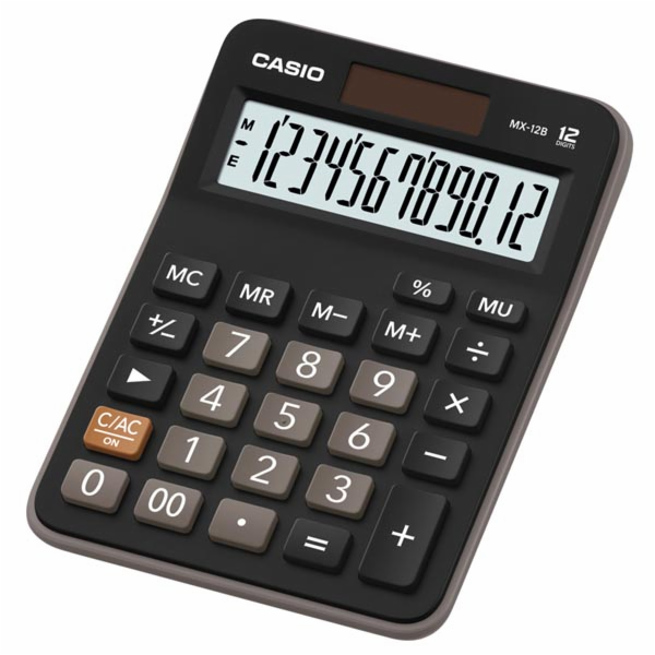 Casio Kalkulačka MX 12 B  černá/Casio Ka