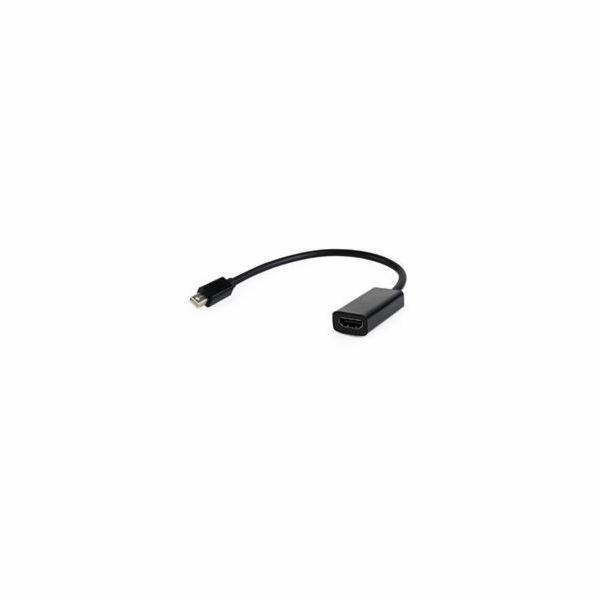 GEMBIRD Kabel red. miniDisplayport na HDMI, M/F, černá