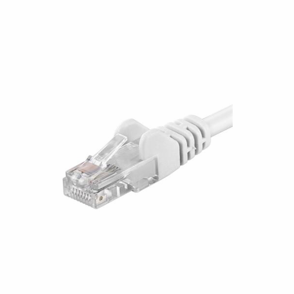 Patch kabel UTP RJ45-RJ45 level 5e 0.25m, bílá