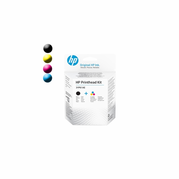 HP Replacement Kit,sada tisk. hlav CMYK, 3YP61AE