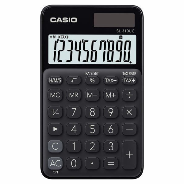 CASIO kalkulačka SL 310UC BK , Kapesní kalkulátor, blistr