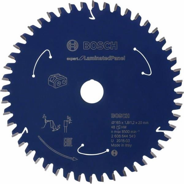 Pilový kotouč Bosch Expert pro laminované panely, O 165 m...