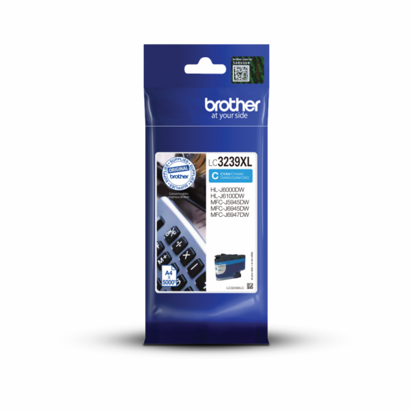 Inkoust Brother azurový LC-3239XLC