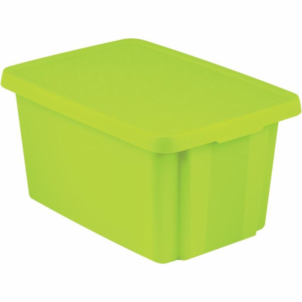 CURVER Essentials Úložný box s víkem Zelená 45l