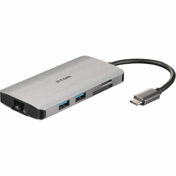 DUB-M810 8-in-1 USB-C hub, dokovací stanice