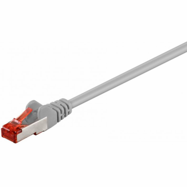 Goobay Patch kabel Cat.6 S/FTP (PiMF) (šedý, 0,5 metru)
