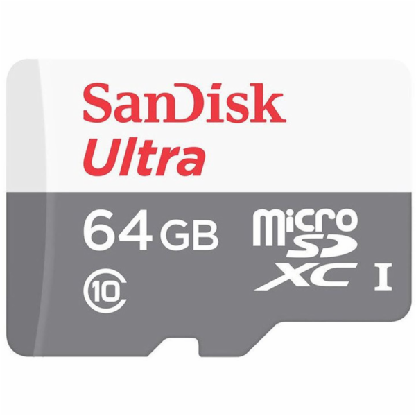 Sandisk MicroSDXC karta 64GB Ultra (80MB/s, Class 10 UHS-...