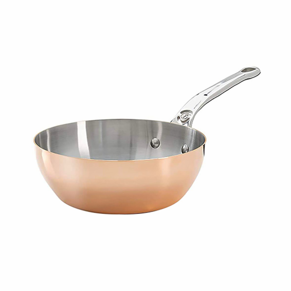 De Buyer Prima Matera Sauté Pan Copper/steel 20cm curved ...