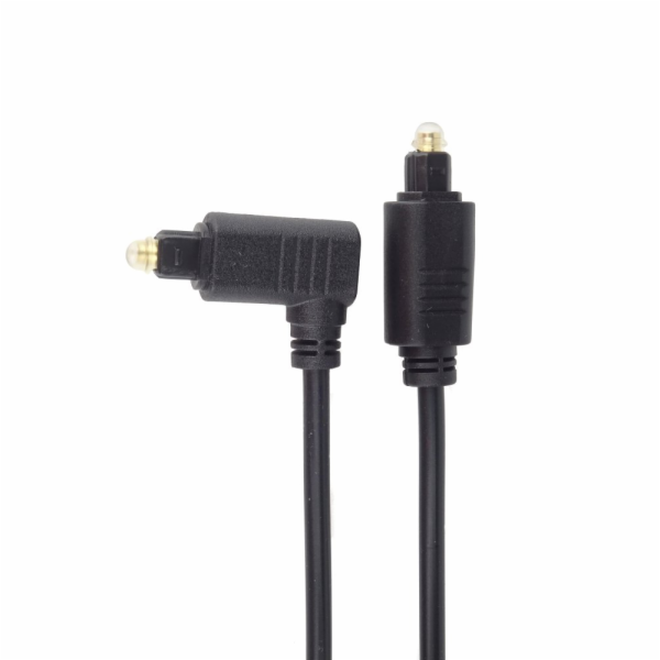 Optický kabel Toslink - Toslink 90°, OD:4mm, 2m