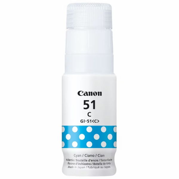 Canon GI 51 C - Azurová - originální - doplnění inkoustu ...