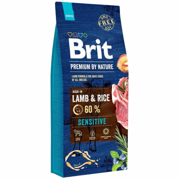 Granule pro psy BritPremium Nature granule/rýže 5kg